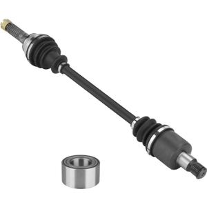 Rear CV Axle with Wheel Bearing Combo Kit for Polaris RZR 800 S/RZR 4 800 (EPS LE) 2009-2014, 1 Pair Left/Right 4340 Chromoly Steel CV Axle Drive Shaft & Wheel Bearing Assembly Replace for 1332883