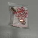 Elegant little tail Valentine's Dog Collar with Flower, Cute Flower with Heart Pet Collars Holiday Female Adjustable Cotton Pet Collar with Flowers for Small Medium Large Dogs (X-Small (Pack of 1))