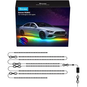 Govee Car Underglow Lights, 8 pcs RGBIC Under Car Lights with 16 Million Colors and 45 Scene Modes, Exterior Car Lights with App Control, 3 Music Modes LED Lights for Cars, SUVs, Trucks, DC 12-24V | 16 Million Colors, 45 Scene Modes, 3 Music Modes, for Cars, SUVs, Trucks, DC 12-24V