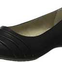 CLIFFS BY WHITE MOUNTAIN Clara Women's Ballet Flat, Black/Burnished/Smooth, 9.5 W