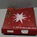 23" Plug-in Moravian Star Outdoor Light with Timer, Warm White 3D PVC Christmas Star IP44 Waterproof Hanging Decoration for Porch, Garden, Wedding, Indoor Holiday Display