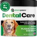 Dog Teeth Cleaning Powder - Plaque and Tartar Remover - Dental Powder with Bactase PET - Breath Freshener for Overall Dental Care - Supports Mouth, Teeth, and Gum Health for All Ages and Sizes (3.17 Ounce (Pack of 1))