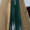 Thealyn 7ft Fence Posts, Pack of 10 - Sturdy Metal U-Posts & Step-in Stakes, No Digging Poles for Garden Wire Fencing and Yard Signs (Requires Assembly)