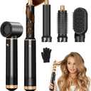 Pro 5 in 1 Air Styler, Multi Ionic Hair Dryer Brush Set, 800W Auto Air Wrap Hair Styler Without Heat Damage, Powerful Hair Styling Tools for Fast Drying, Curl, Volumize and Straighten