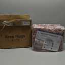 Valenrug Washable Rug 5x7 - Ultra-Thin Antique Collection Area Rug, Stain Resistant Rugs for Living Room Bedroom, Distressed Vintage Rug (Red, 5'x7')