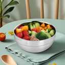 10pcs 304stainless Steel Kids Bowls, 5inches 15 Ounce Stainless Steel Kids Bowls,Double-Walled Metal Serving Dishes Uses For Sauces, Rice, Noodle, Ice Cream, 5-inch diameter, 2.5-inch height