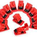 WUWEOT 12 Pack Circuit Breaker Lockout Device, 120-277V Clamp-on Electrical Single Pole Breaker, Lockout Tagout Kit Lock Out Device for Less 16 mm Handle, OSHA Compliant
