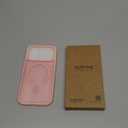 SUPFINE Magnetic for iPhone 17 Pro Case (Compatible with MagSafe)(Military Grade Drop Protection) Translucent Matte Shockproof with Anti-Fingerprint Phone Cover,Light Pink