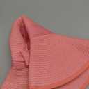 DRESHOW Beach Hats for Women Big Straw Wide Brim Summer Hat Floppy Foldable Roll up Cap Sun Hat UPF 50+, Pink / 5.7" Brim