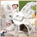 Tegeme Christian Gifts for Women Christian Blanket with Flowers 50'' x 60'' Inspirational Religious Birthday Gifts Bible Verse Throw Blankets for Sister Friend Daughter Mom Baptism