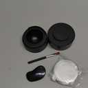 Nessus Reusable Pod Kit for Nespresso Pods Vertuo, Reuse Old Coffee Pods for Nespresso Vertuo: 100 Pcs Aluminum Foil Seal Lid, Holder, Brush, Refillable Vertuo Plus Next Capsule Machine(No Pods Come) (Black)