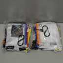 USB Cable Organizer Pouches, Color Coded Travel Cable Management Bags, 20 Pack