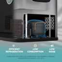 EUHOMY 12 Volt Refrigerator, 37QT Dual Zone Electric Cooler APP Control, Car Refrigerator with 12/24V DC 110-240V AC, Car Fridge -4~68, Portable Freezer Aluminum Interior for Camping,Trip,Home,Truck