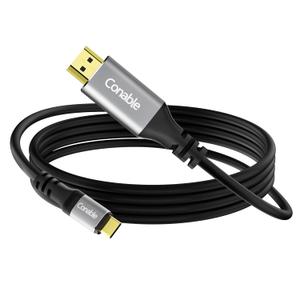 4K USB C to HDMI Cable (4K@60Hz) 10FT, Flexible USB Type C to HDMI Cord Adapter, Thunderbolt 3/4/5 Compatible with MacBook Pro/Air, Galaxy S9 to S25, iPhone 15/16/17 Series, iPad Pro, iMac, Surface