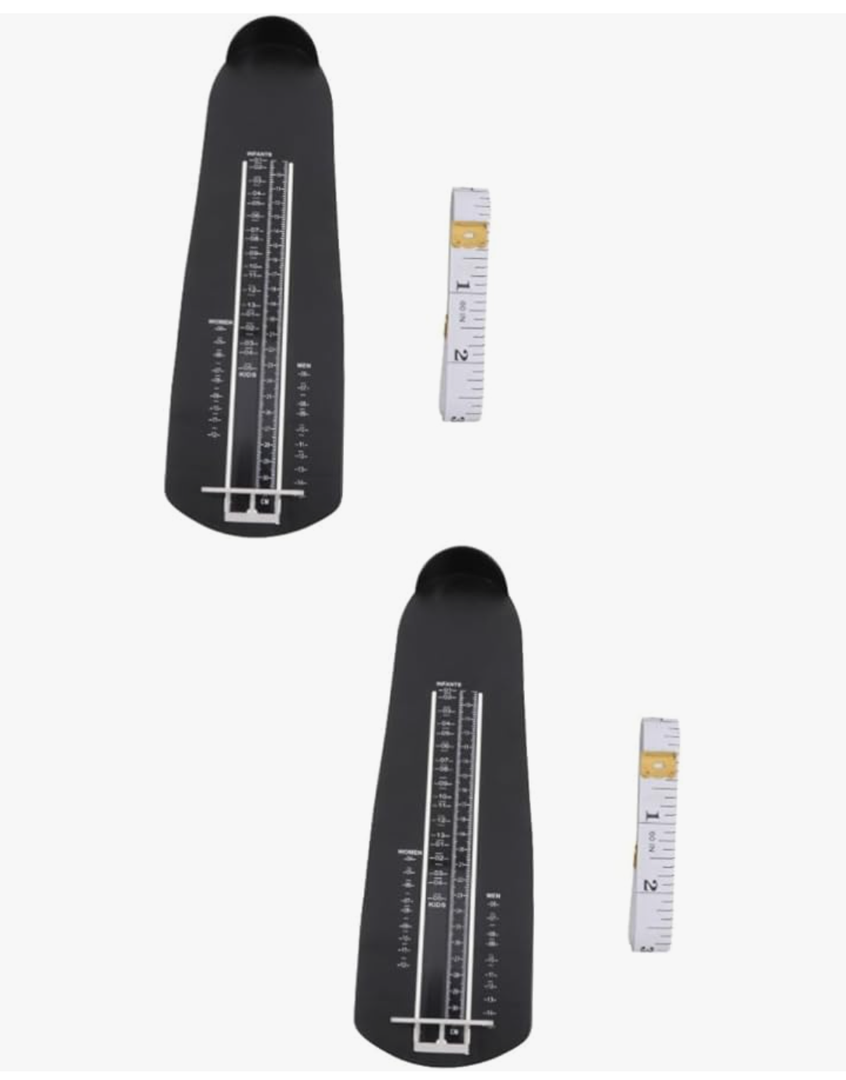 TENDYCOCO 4 Pcs Foot Measuring Device Foot Gauge Infant Feet Measurment Tool Shoe Size Measurement Mens Tools Shoe