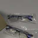 6 pack 2.5 Executive Style Reading Glasses Men - Durable Readers with Blue Light Filtering- Comfortable Fit with TR90 Frames (Black)