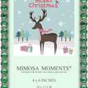 Mimosa Moments Christmas Picture Frame with Green Rhinestones 4x6" photo