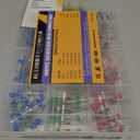 180PCS Solder Seal Wire Connectors-haisstronica Heat Shrink Solder Wire Connectors-Waterproof Butt Connectors - Insulated Electrical Connectors Butt Splice(5Colors/5Size)