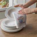 TNUW Chinoiserie Floral Kitchen Towels 16x24 Inch, Blue and White Chinoiserie Porcelain Floral Hand Towels for Bathroom Decor, Grand Millenial Decor Dish Tea Towels for Kitchen