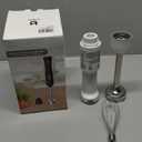 Cordless Hand Blender, UTALENT Variable Speed Immersion Blender handheld Rechargeable, with USB-C Charging Cable, Egg Whisk, for Smoothies, Milkshakes, Hummus and Soups  White