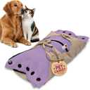 Cocoon - Eco-Friendly Pet Burial & Cremation Ceremony Kit (Premium Wool) - Casket for Dogs and Cats (Choose Size & Color) (Small, Lavender)