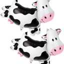 KatchOn, Cow Balloons for Holy Cow Birthday Party Decorations - 36 Inch, Pack of 2 | Cow Print Balloons for Birthday Party Decoration | Cow Print Christmas Decorations