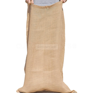 CleverDelights 23" x 40" Burlap Bags - 3 Pack - 100% Jute - Heavy Duty Stitching - 23x40 Inch