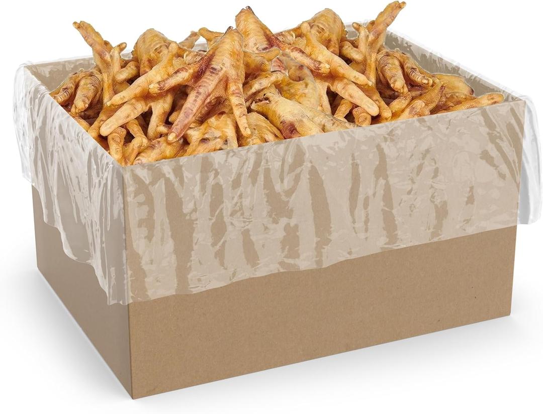 Raw Paws Dried Chicken Feet Dog Treats (50 Pack) - Packed in USA - Dehydrated Chicken Feet for Dogs - Natural, Single Ingredient Chews
