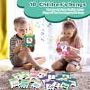 Spanish & English 420 Words Bilingual Talking Flash Cards for Toddlers 1 2 3 4 5 6 Year Olds, Montessori Learning Toys, Pocket Speech Therapy Autism Toys, Sensory Preschool Educational Birthday Gift