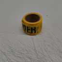 Caution DO NOT Enter Yellow Black Premium Barricade Tape, Non Adhesive Tape, 3" x 300 Feet,1 Roll