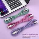 Pofesun 10ft USB C Charger Cable, 3-Pack Right Angle USB A to USB C Cable, Nylon Braided Type C Charger Fast Charging Cord Compatible for Samsung Galaxy S24 S23 Note 20,A71/A70/A52/A51,LG V50 V40 G8
