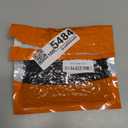 1000Pcs Pony Beads Bracelet 9mm Black Plastic Barrel Pony Beads for Necklace,Hair Beads for Braids,Key Chain,Jewelry Making (Black)