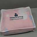 Sivio Minky Dotted Weighted Blanket 3lbs, Super Soft Crystal Velvet Reversible Heavy Blanket with Cute Cartoon Patterns, 36x48 Inch, Pink Unicorn