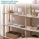 Trendy Home Shelf Liner, Non-Slip Cabinet Liner, Washable Oil-Proof for Kitchen Cabinet, Shelves, Refrigerator, Storage, Desks, 12 Inches x 240 FT, Non Adhesive Drawers (White)