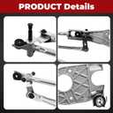 Nakkaa Windshield Wiper Linkage Compatible with Focus 2006-2007 602-317