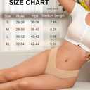 3 x ASIMOON High Waist Bikini Underwear Womens Seamless Lace No Show Panties Soft Stretch High Cut Panties 10 Pack (M)