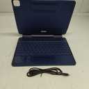 typecase Edge Keyboard Case for iPad Air 13-inch(M3/M2, 2025/2024) & iPad Pro 12.9-inch(6th/5th/4th/3rd Gen), Magic Keyboard with 11-Color Backlight, Multi-Touch Trackpad, Pencil Holder, Navy Blue