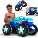 Hot Wheels Monster Trucks 1:15 Scale Mega-Wrex Alive Battery-Powered RC Vehicle with Lights & Sounds, 20 cm x 33 cm x 23 cm