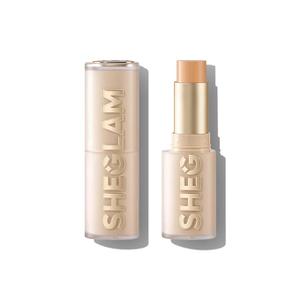 SHEGLAM Skin Magnet High Coverage Foundation Stick Longwear Medium Face Makeup for All Skin Types-Nude