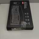 Wireless Keyboard and Mouse Combo, 2.4G Full Size Wave Keys Ergonomic Keyboard with Wrist Rest and 3Level DPI Adjustable Wireless Ergonomic Mouse for Windows, Mac OS Desktop/Laptop/PC (White)