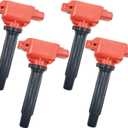 HIGH ENERGY IGNITION COILS PE20-18-100A PE2018100A UF-656 UF656 H2262-R SET OF 4 COMPATIBLE WITH Mazda 3 6 CX-3 CX-5 CX-9 MX-5 MIATA 2.0L 2.5L L4