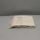 CUDDLE DREAMS Premium Cashmere Throw Blanket with Fringe, Luxuriously Soft (Ivory)
