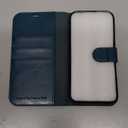 OCASE Compatible with iPhone 16 Pro Wallet Case, PU Leather Flip Folio Case with Card Holders RFID Blocking Kickstand [Shockproof TPU Inner Shell] Phone Cover 6.3 Inch 2024, Peacock Blue