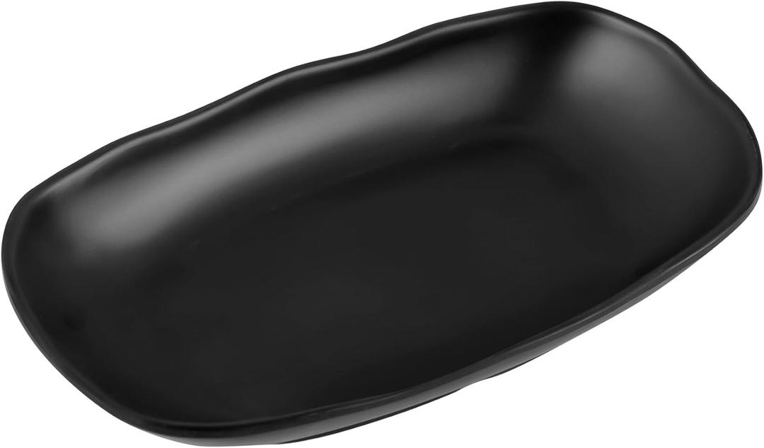 Framendino, Black Jewelry Dish Organizer Tray for Necklace Ring DIY Crafts