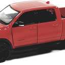 KiNSMART - 2019 Dodge Ram 1500 Pickup 1:46 O Scale 5" Die Cast Metal Model Toy Truck Red