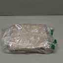 Body Pillow Cover. Sherpa with side zipper by Lavish Home  18 x52 (Ivory)