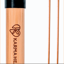 Sturdy Yoga Stick Made from Natural Bamboo - Stretching Stick for All Fitness Levels - Stretch Stick for Mobility, Balance and Flexibility with Non-Slip Rubber Ends (2 Pack)
