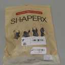 SHAPERX Women's Seamless Shapewear Bodysuit Tummy Control Body Shaper Waist Defining Body Suit (1-black (Thong)) S/M