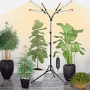 Orchbloom 10Head Grow Light with Stand and Timer, 90 Watt Power Home Plug LED Grow Lights for Indoor Plants for Tall Houseplants, Bonsai Tree, Seed Starting, 24"64" Adjustable Height