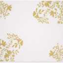 modern-twist Placemat 100% Food-Grade Silicone, Waterproof and Reusable, Jardin  Gold (16 x 14 in)
